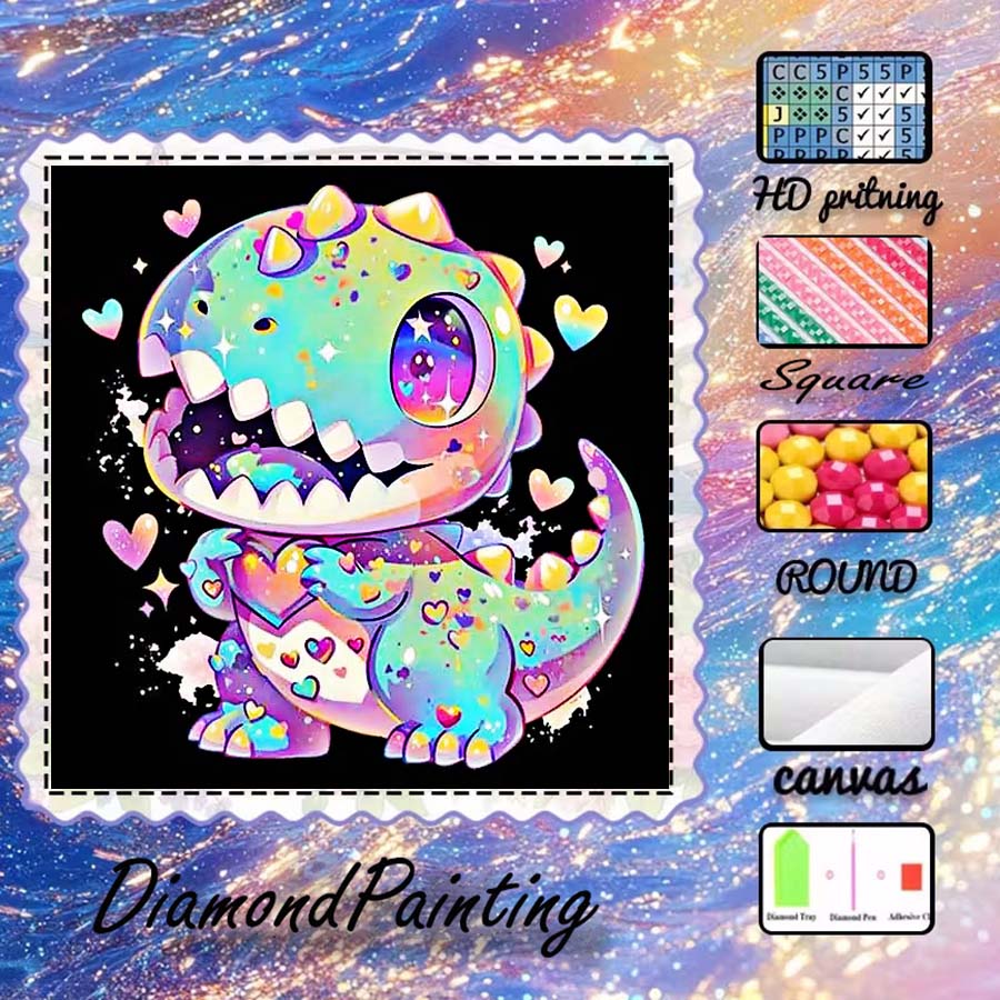 5D Diamond Painting Kit Full Drill - 1 шт. 5D набор для алмазной