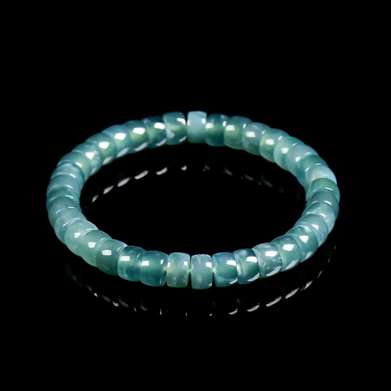 Beading - Натуральный жадеит класса А, голубой, в