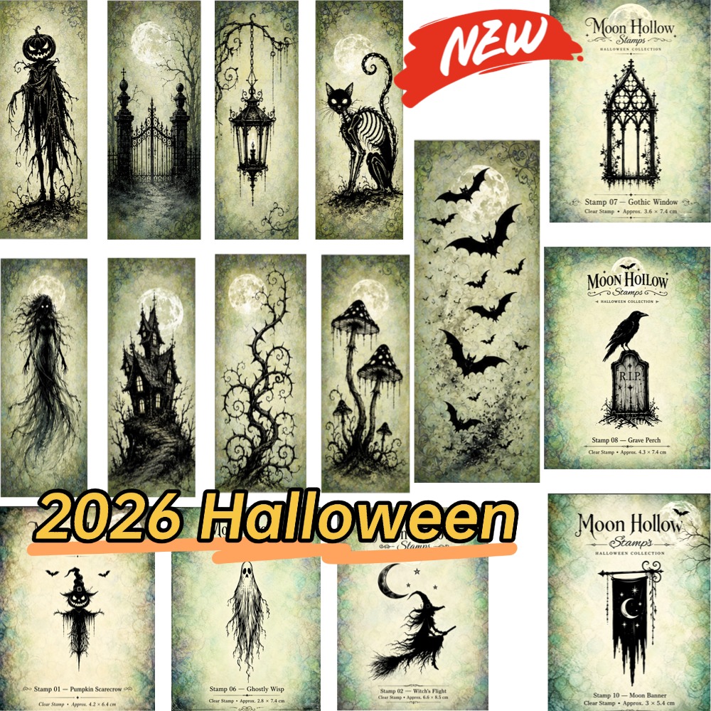 Clear Silicone Stamps For Card Making - Коллекция капсул, праздничные бордюры, штамп, металлические