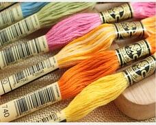 Cotton Embroidery Thread Skeins - Набор ниток для вышивания OneRoom French