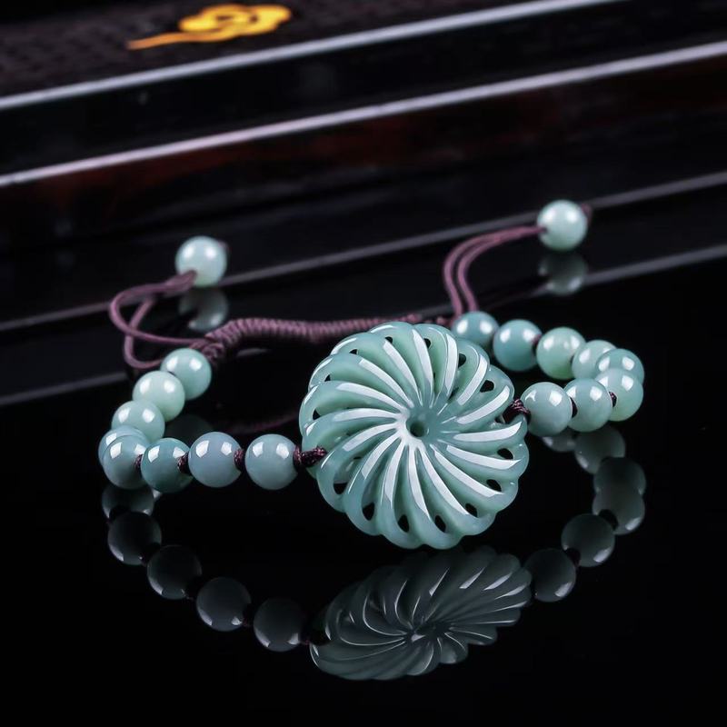 Beading - Натуральный жадеит класса А, приносящий удачу,