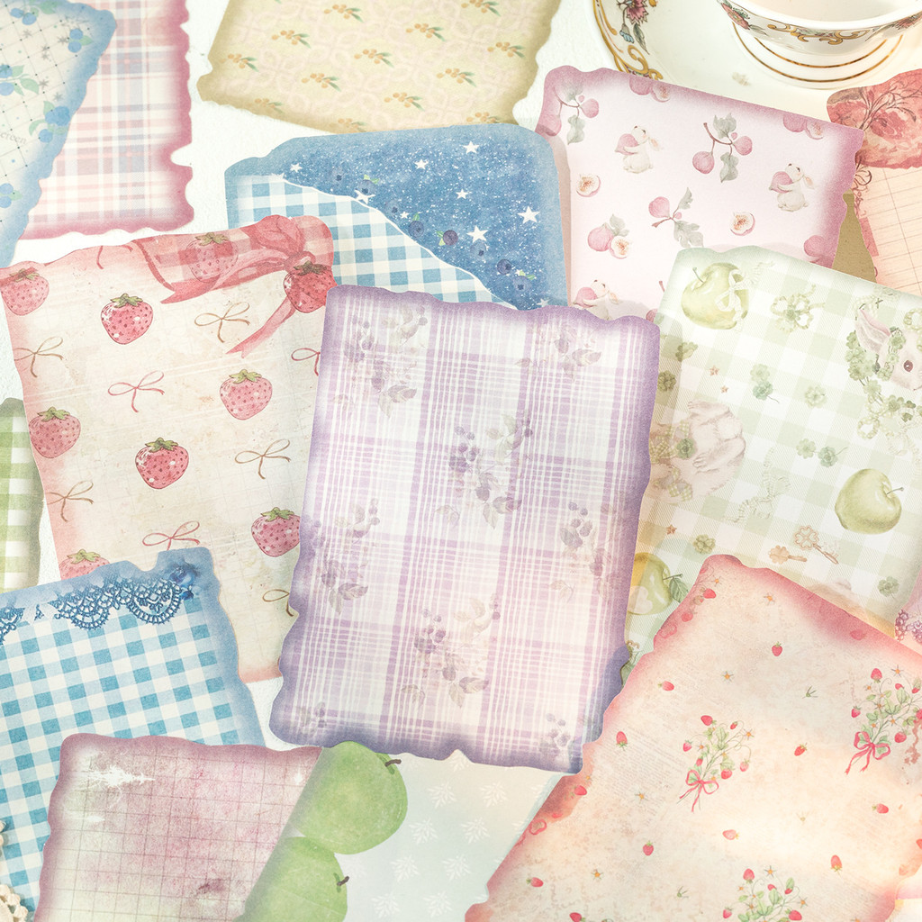 Vintage Junk Journal Scrapbooking Paper - 30 листов винтажной бумаги для скрапбукинга,