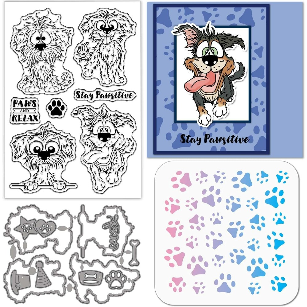 Clear Silicone Stamps For Card Making - Прозрачный силиконовый штамп с изображением комиксов,