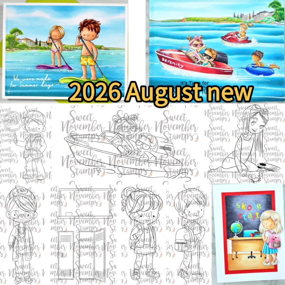 Clear Silicone Stamps For Card Making - Новые силиконовые штампы «Русалка» 2026 года