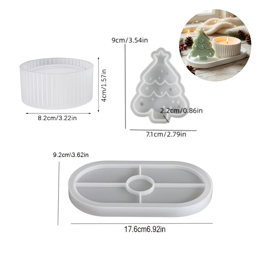 Набор из 3 силиконовых форм дл – обзор и цена Silicone Epoxy Resin Molds Set