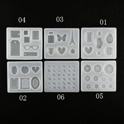 Набор из 6 силиконовых форм дл – обзор и цена Silicone Epoxy Resin Molds Set