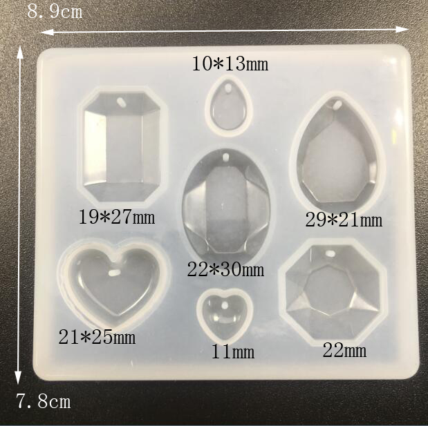 Набор из 6 силиконовых форм дл – обзор и цена Silicone Epoxy Resin Molds Set