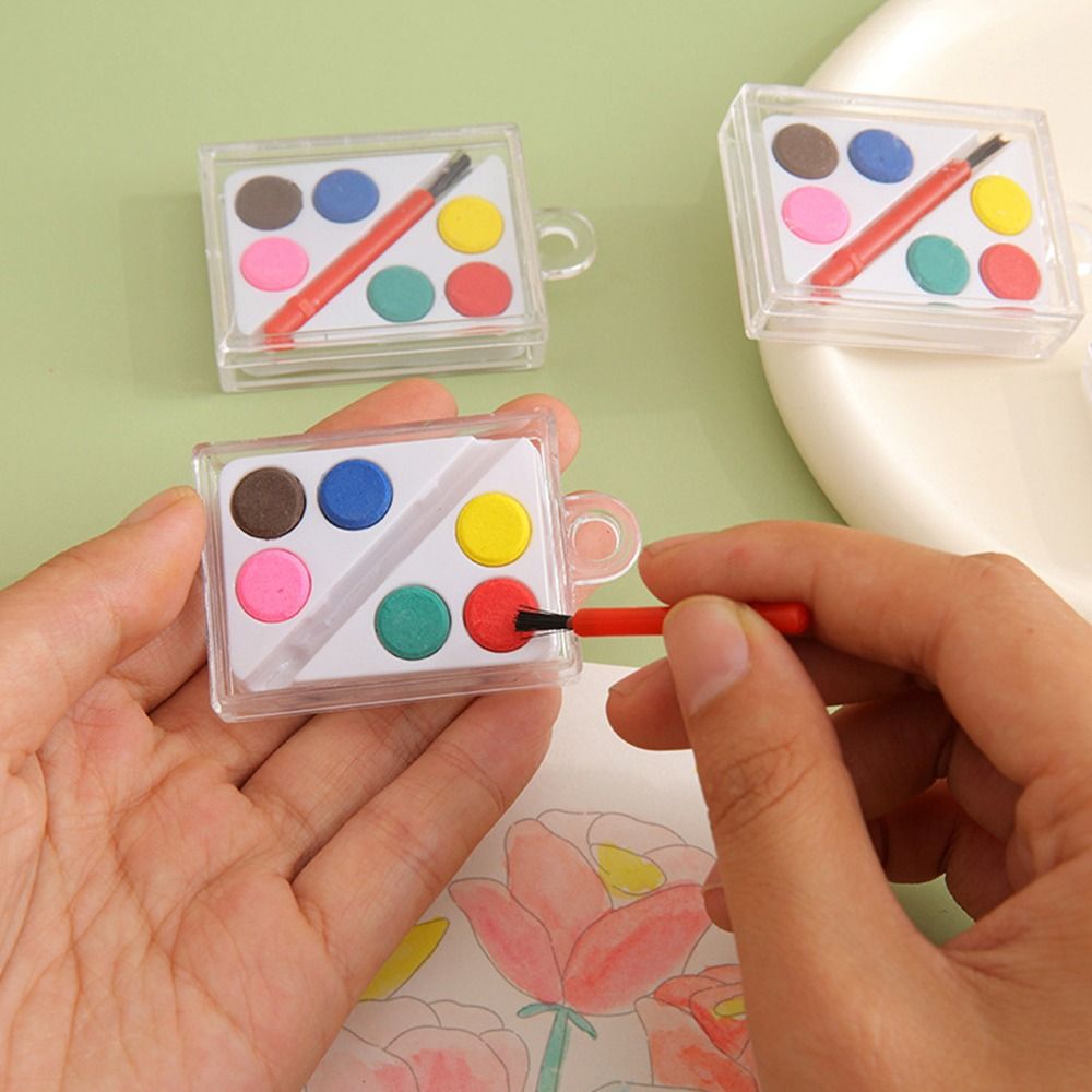 Высокое качество с кистью для  – обзор и цена Watercolor Paint Set Solid Pigment