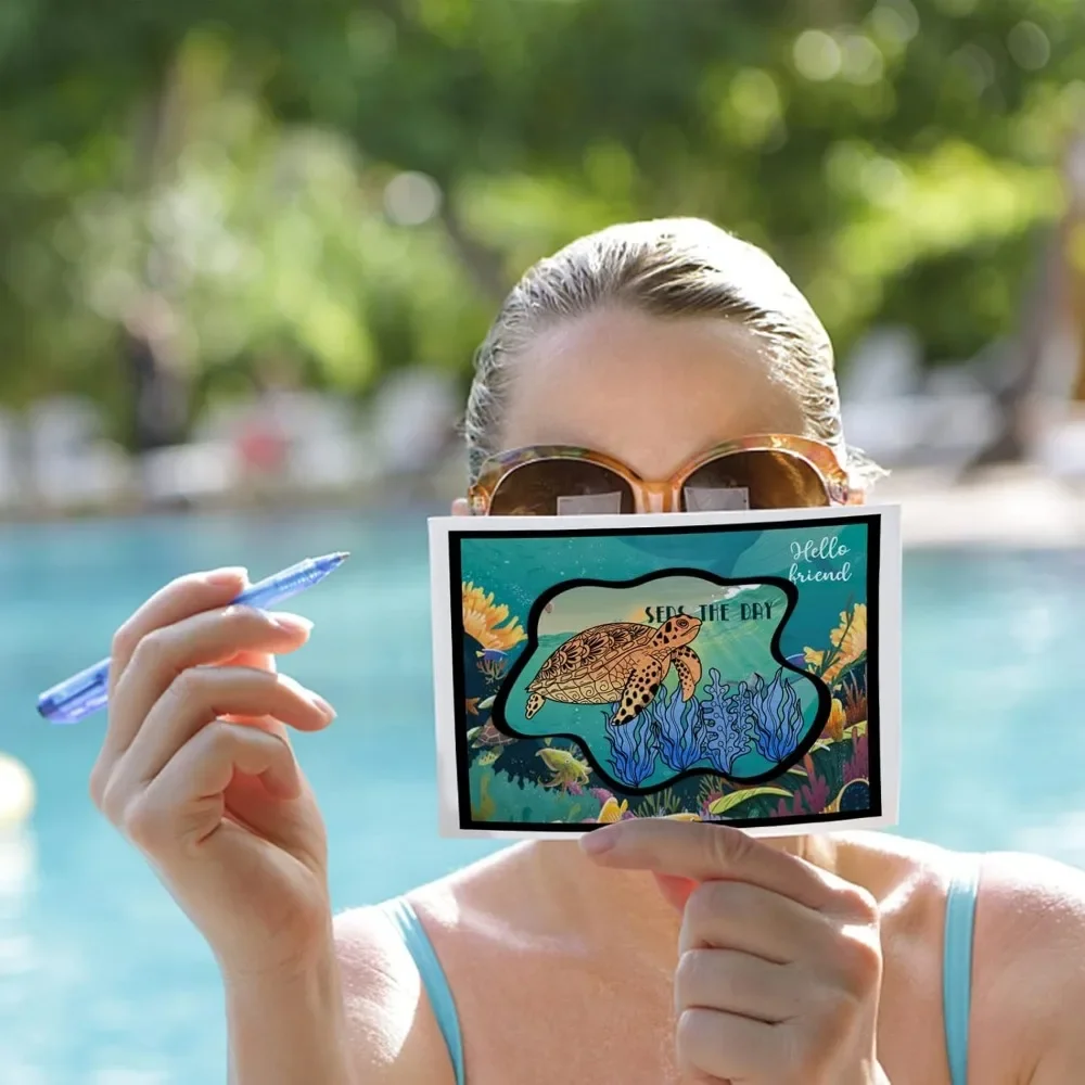 Прозрачные штампы Ocean Life,  – обзор и цена Clear Silicone Stamps For Card Making