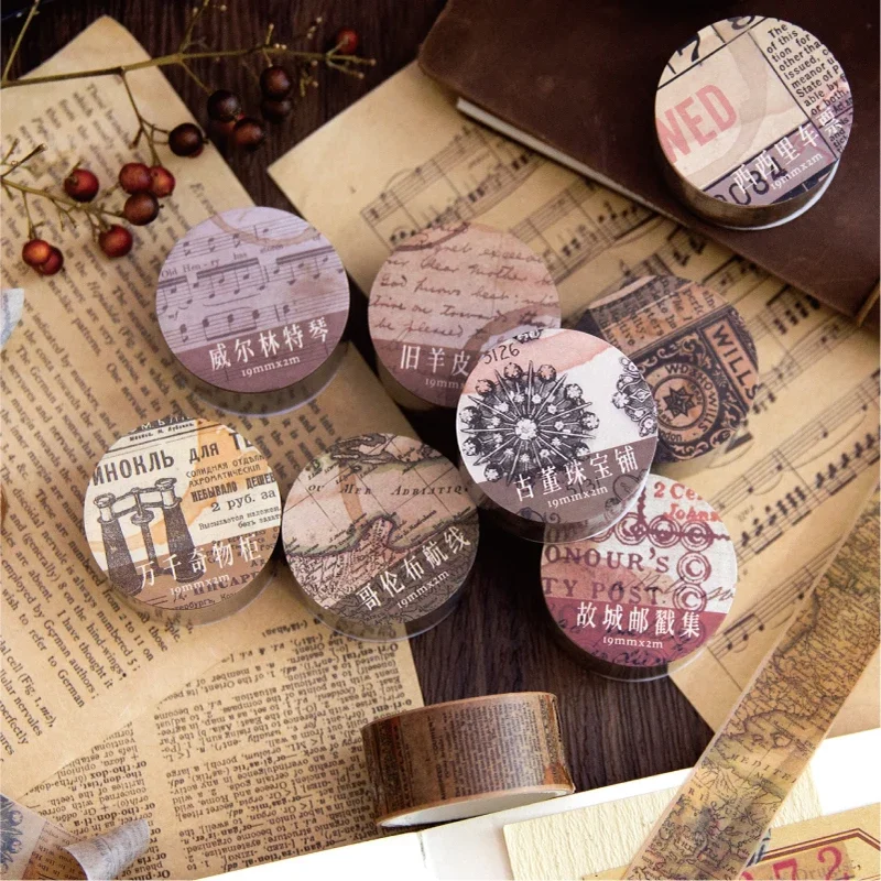 18,5 мм * 2 м винтажный дневни – обзор и цена Vintage Junk Journal Scrapbooking Paper
