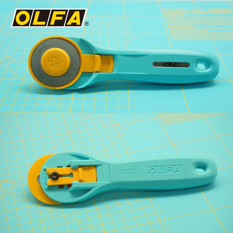 Olfa RTY-2/C 45 мм вращающееся – обзор и цена Rotary Cutter For Fabric 45Mm