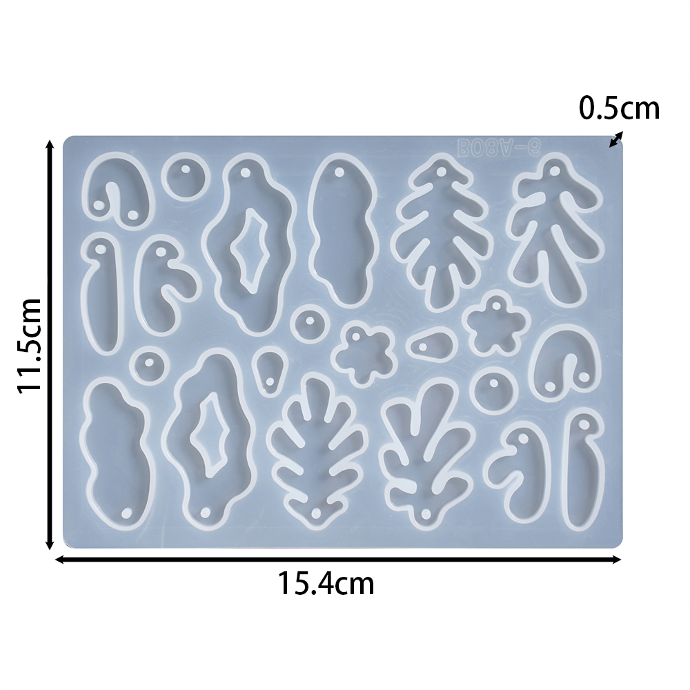 1 шт./лот, геометрические серь – обзор и цена Silicone Epoxy Resin Molds Set