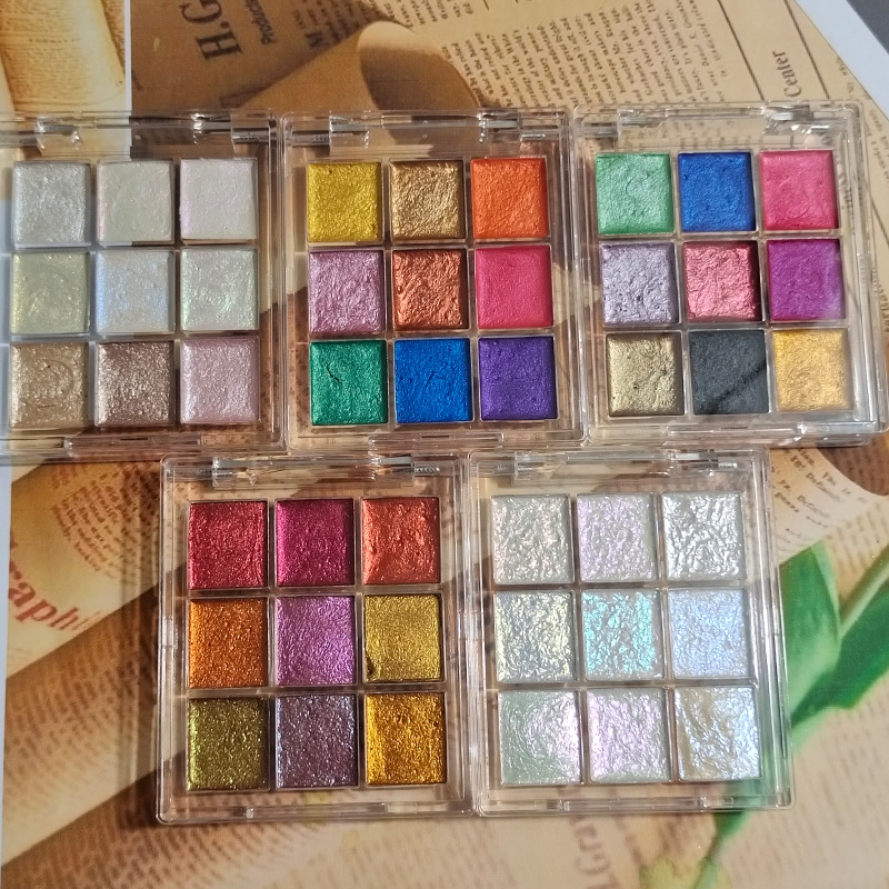 9 Цвет ногти чистая краска Авр – обзор и цена Watercolor Paint Set Solid Pigment