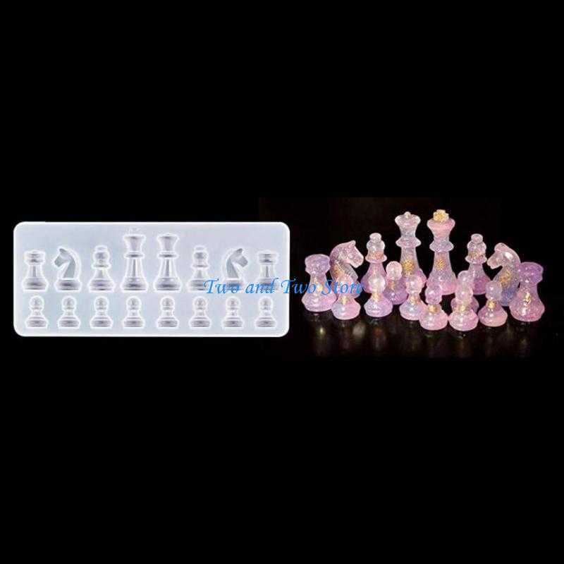 HX6F 1 комплект: форма для шах – обзор и цена Silicone Epoxy Resin Molds Set