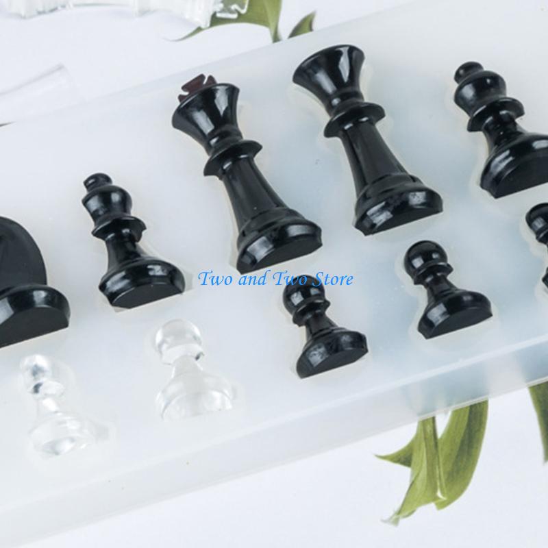 HX6F 1 комплект: форма для шах – обзор и цена Silicone Epoxy Resin Molds Set