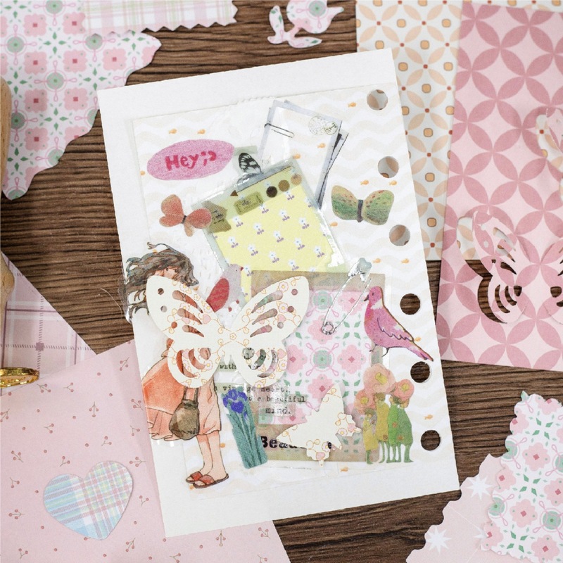 1 упаковка/200 шт. винтажной ф – обзор и цена Vintage Junk Journal Scrapbooking Paper