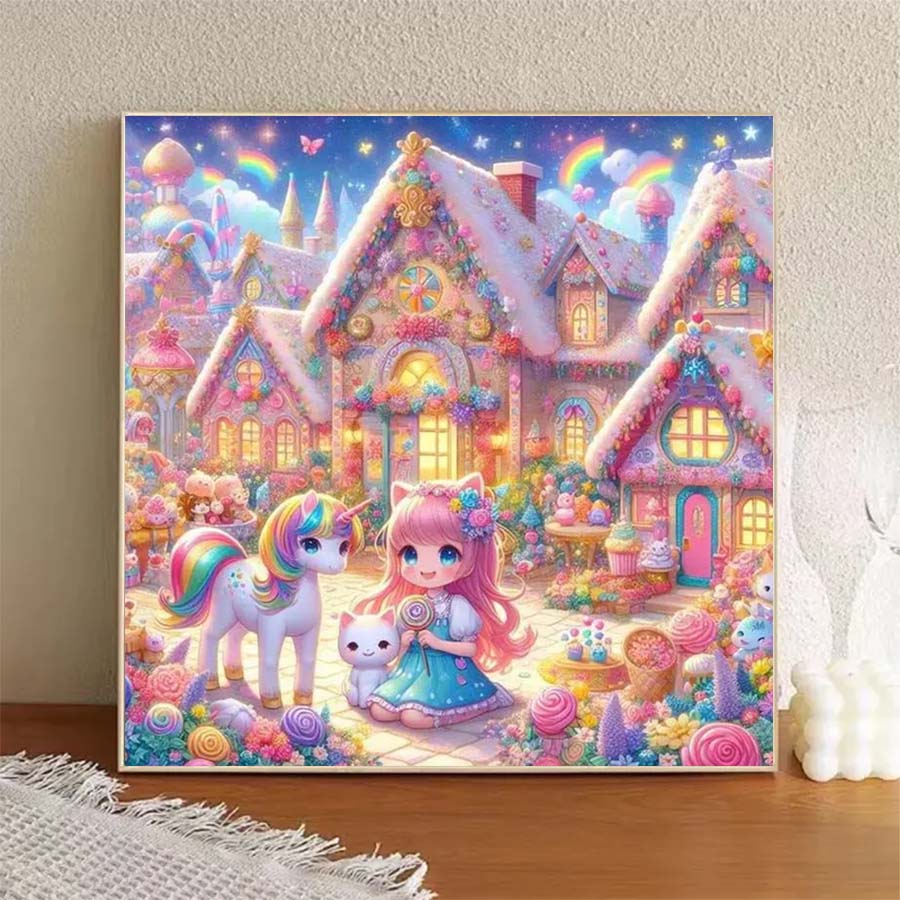 1 шт. 5D набор для алмазной вы – обзор и цена 5D Diamond Painting Kit Full Drill