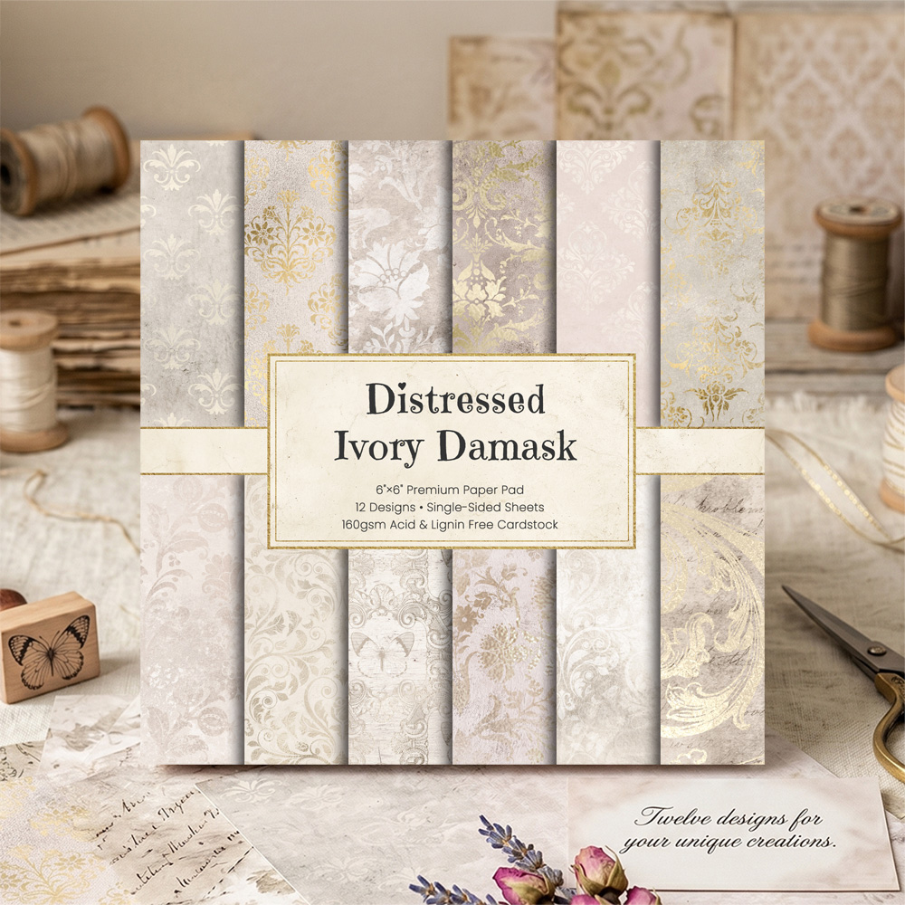 Набор бумаги для скрапбукинга  – обзор и цена Vintage Junk Journal Scrapbooking Paper