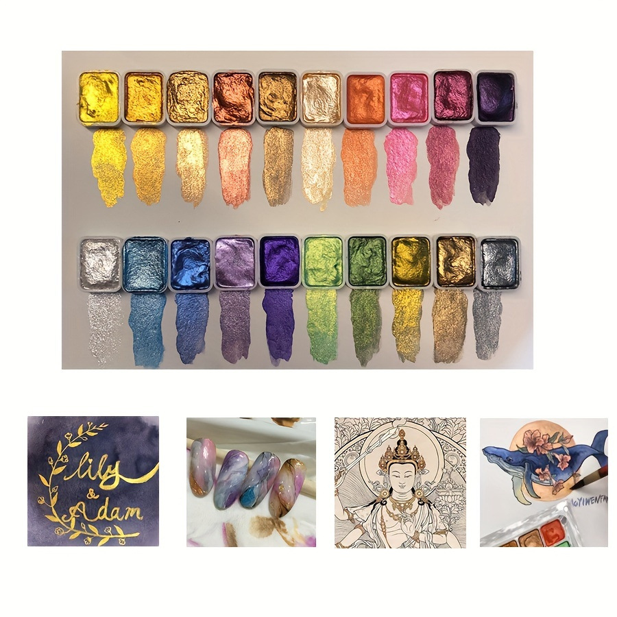 Портативный56 цветов, однотонн – обзор и цена Watercolor Paint Set Solid Pigment