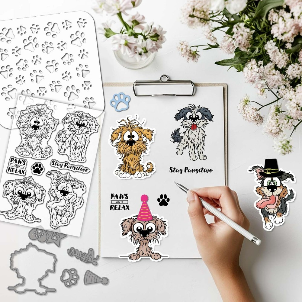 Прозрачный силиконовый штамп с – обзор и цена Clear Silicone Stamps For Card Making