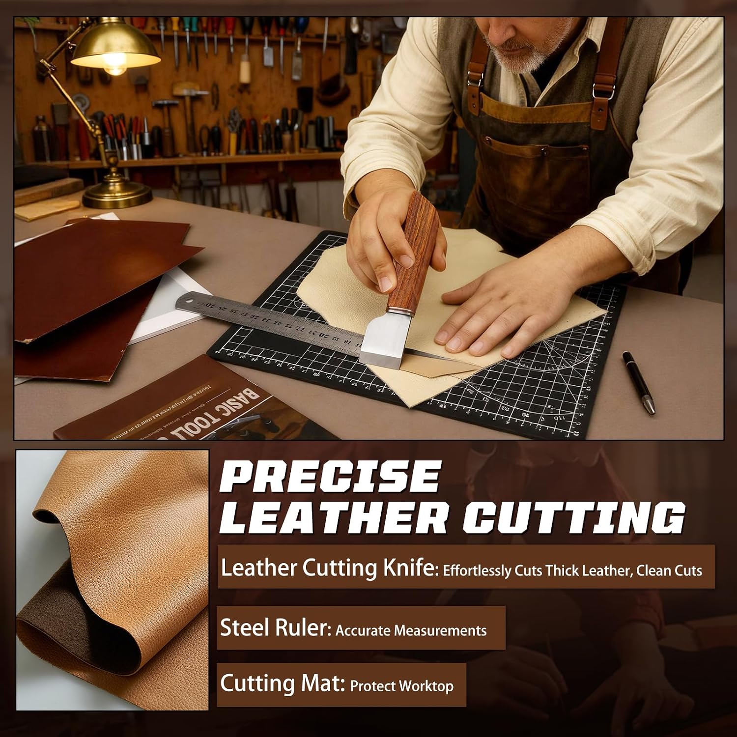 Набор для работы с кожей, инст – обзор и цена Sewing