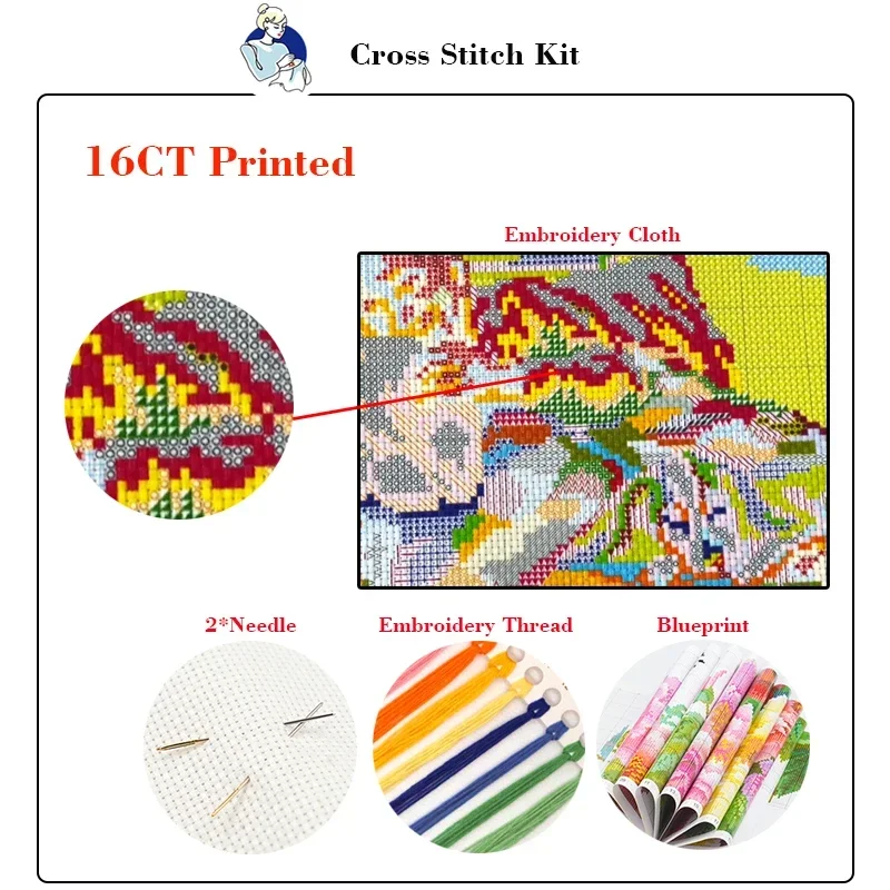Набор для вышивки крестом Joy  – обзор и цена Cotton Embroidery Thread Skeins